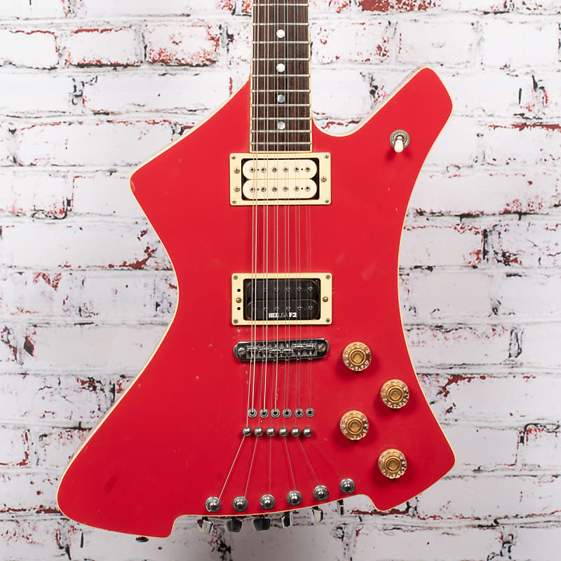 Washburn Vintage A-10-12 Twelve-String Electric Guitar, Red