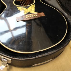 Epiphone EO 2EB Electric Acoustic Guitar Butterfly image 2