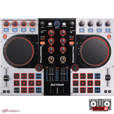 DJ Tech DIF-2S 2 Channel Full Featured Scratch Mixer Gray | Reverb