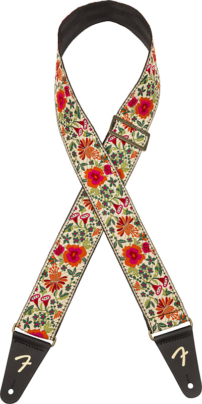Fender Mosaic Jacquard Guitar  Strap - Cream