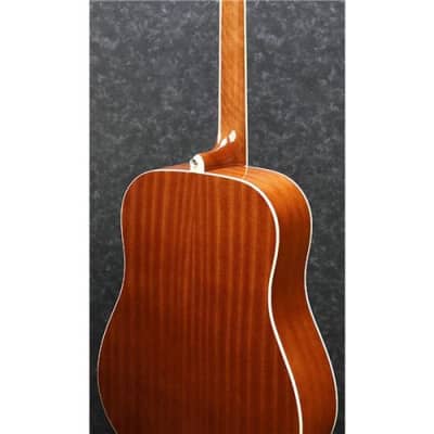 Ibanez Performance Series PF15L Left-Handed Acoustic Guitar, Rosewood Fretboard, Natural High Gloss image 2