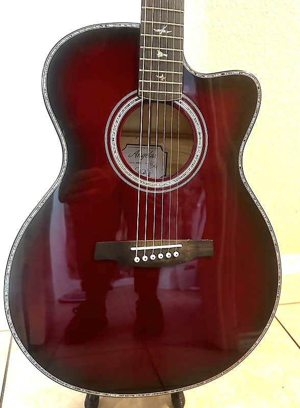 PRS A50E Acoustic Electric Guitar Paul Reed Smith Angelus Reverb