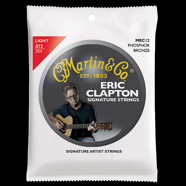 Martin MEC12 Clapton's Choice Phosphor Bronze Light Acoustic Strings image 1