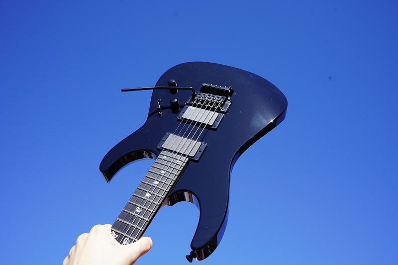 ESP CUSTOM SHOP M-II FR Black w/Snake inlays 6-String Electric Guitar w/ Case (2025) image 1
