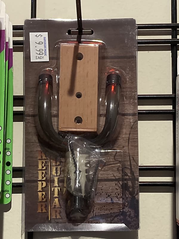 Guitar keeper Guitar wall hanger Natural Reverb