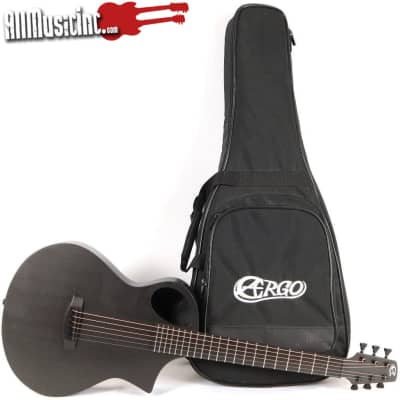 Composite Acoustics Cargo Raw Ele Travel Acoustic Electric Guitar w/ Gig Bag for sale
