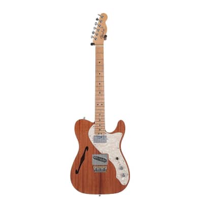 Fender FSR Limited Edition Exotic Collection American Elite Mahogany Telecaster Thinline Gloss Natural 2017