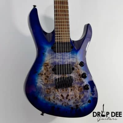 Jackson Pro Series Signature Chris Broderick Soloist HT7P 7-String Electric Guitar - Transparent Blu image 3