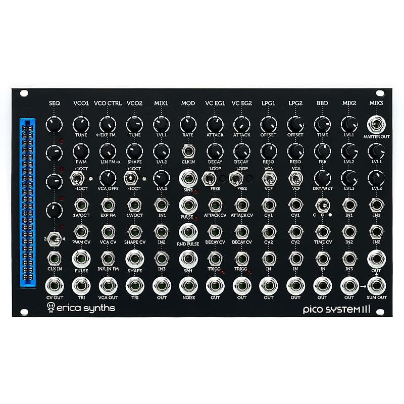 Erica Synths Pico System III Complete Analog Eurorack System with 13 Modules image 1