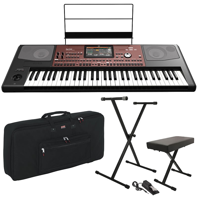 Korg PA700 Professional Arranger 61-Keyboard With Stand, | Reverb