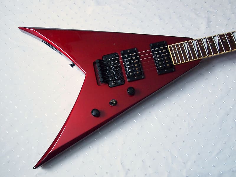 Jackson Grover Jackson King V 2000 Red | Reverb