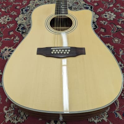 Turner 40CE 12-String Dreadnought Electro Acoustic Guitar image 4