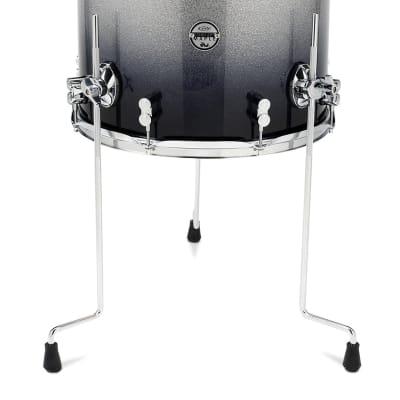 PDP Concept Maple 14x16 Floor Tom - Silver to Black Fade image 2
