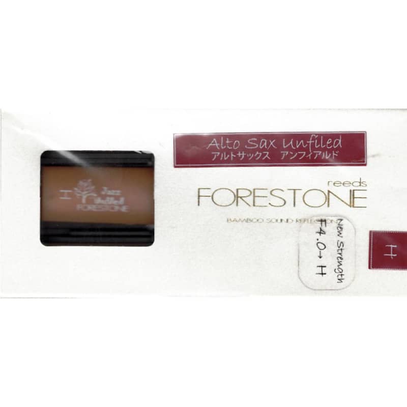 Forestone Alto Saxophone 'Unfiled' Synthetic Reed, Strength Reverb