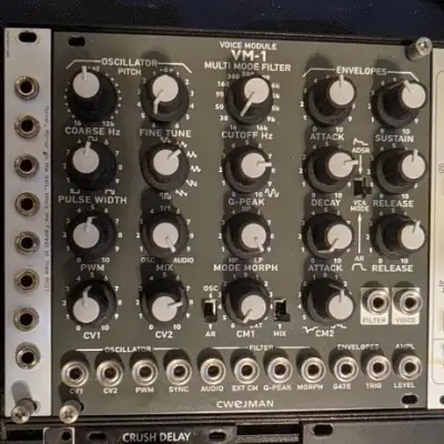 Cwejman VM-1 Voice Module with custom 4hp output expander. image 2