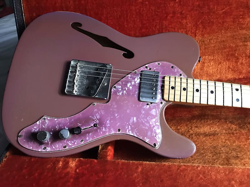 RARE Fender Telecaster Thinline 1971 Custom Color Lilac Lavender image 1