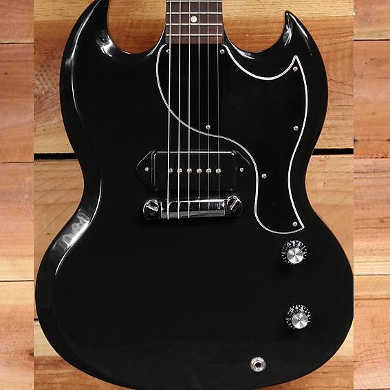 GIBSON 2011 SG JUNIOR USA Dog Ear P90 Black Ebony 60s Re Issue Jr 1396
