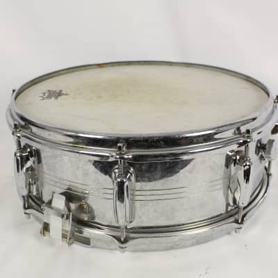 Slingerland Sound King Gene Krupa 8 Lug Chrome Snare Drum 5" x 14" image 5
