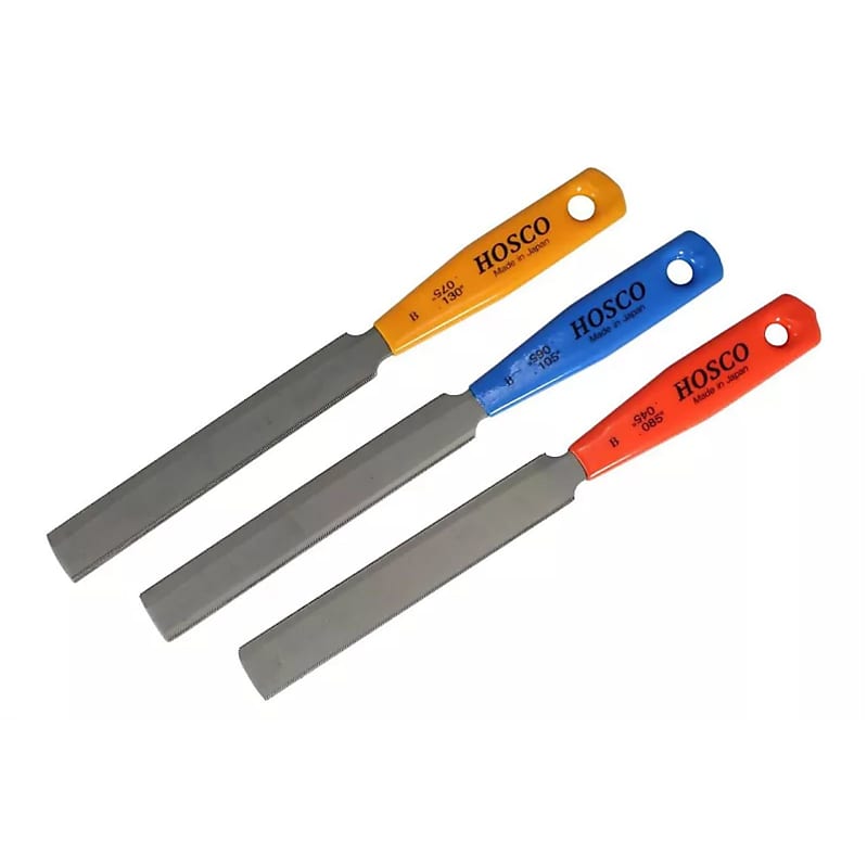 Bass Guitar Nut File Set, 3 files Reverb