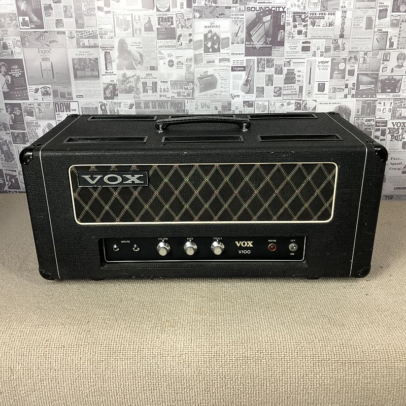 VOX VT100 Head 1970s Black | Reverb UK