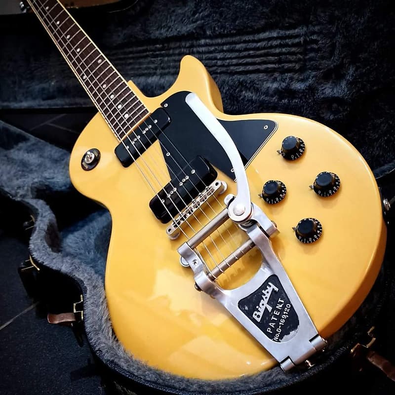 1996 Gibson USA Yamano Les Paul Special in TV Yellow & Bigsby