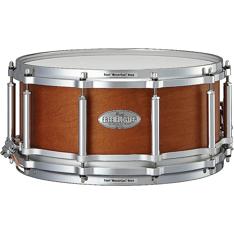 Pearl FTMMH1465 Free-Floating 14x6.5" Maple/Mahogany Snare Drum image 1