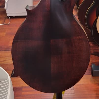 Kentucky KM-606 Standard F-Style Mandolin with Deluxe Padded Case - Satin Brown image 5