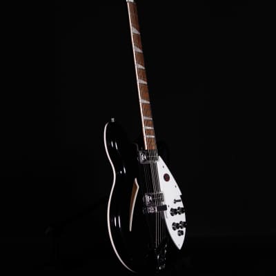 Rickenbacker 360 Semi Hollow Electric Guitar, JetGlo image 8