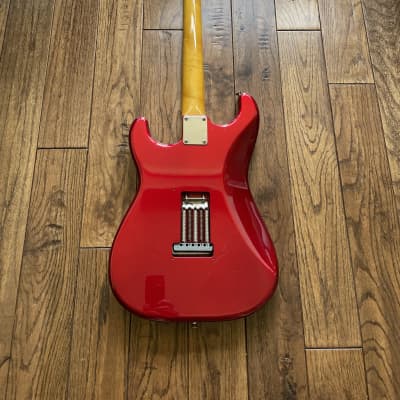 Awesome CIJ Fender Stratocaster Electric Guitar Red Sparkle Tortoise Fujigen ca. 2002 image 3