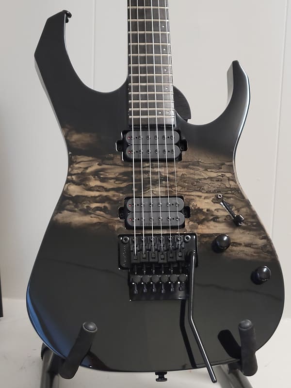 NEW Guerilla M-SR6FR - 6 String Custom Made Guitar w/Floyd - Blackheart, w Premium Carbon Fibre Case image 1