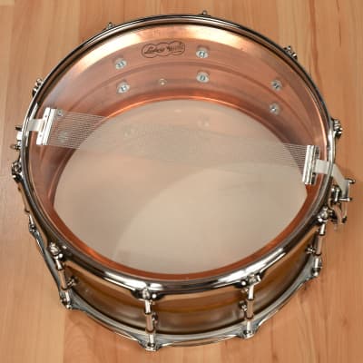 Ludwig 6.5x14 Raw Copper Phonic Snare Drum w/Tube Lugs image 6