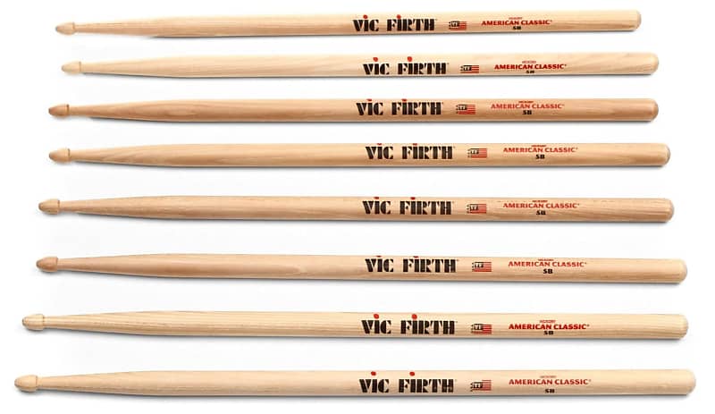 Vic Firth American Classic 5B Value Pack, 4-Pair image 1