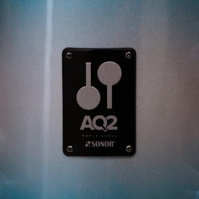 Sonor 12/14/18/6x14" AQ2 Bop Kit Drum Set 2023 - Aqua Silver Burst image 4