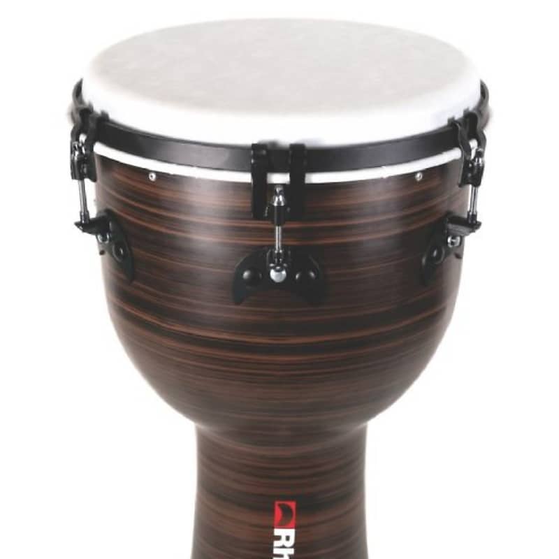Rhythm Tech RT5130S Palma Series Djembe with on/off Snare. Reverb