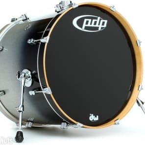 PDP Concept Maple Shell Pack - 5-piece - Silver To Black Sparkle Fade image 12