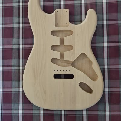 Woodtech Routing - Paint Grade Alder Stratocaster Body - Unfinished image 1