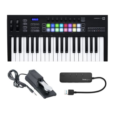 Novation Launchkey 37 (MK3) 37-Key MIDI Keyboard Bundle with