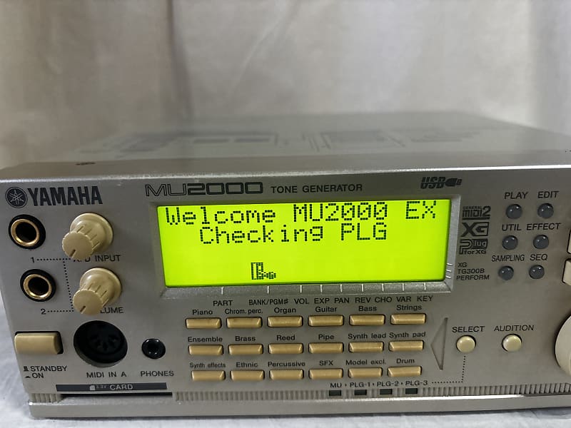 電源確認済】Yamaha MU2000EX トーンジェネレーター Yahoo