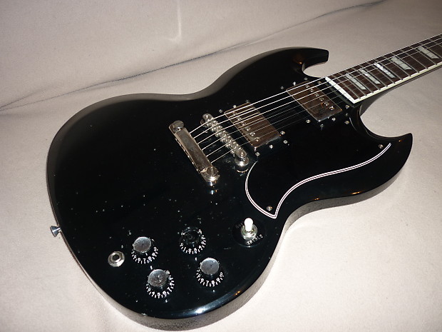 Epiphone sg with gibson truss rod cover top
