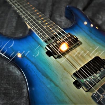 T's Guitars DST24 Custom 2019 Trans Blue Burst image 6