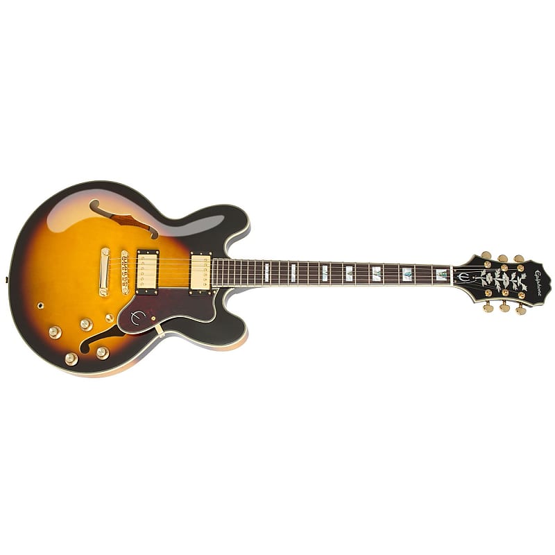 Amazon.com: Epiphone Sheraton II PRO Gold Hardware, Vintage