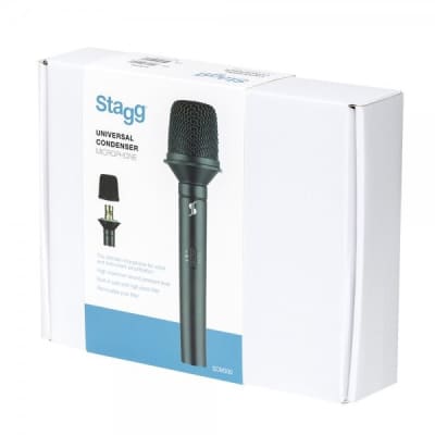 Mint Stagg SCM300 Electret Pro Cardioid Condenser Microphone, Vocals or Instruments image 3