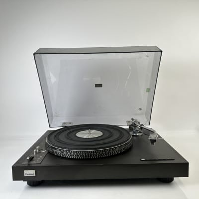 SANSUI SR-525 Direct Drive Turntable Record Player Black from Japan Vintage