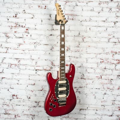 Sawtooth - S-Style Solid Body SHSHS Electric Guitar w/Floyd Rose, Red Sparkle - w/HSC - x4614 - USED image 2