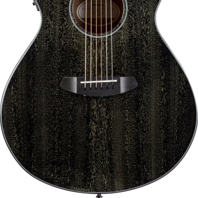 Breedlove Rainforest Series Concert CE Acoustic-Electric Guitar - Black Gold image 5
