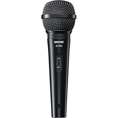 Shure - SV200-W - Cardioid Dynamic Microphone with Cable image 1