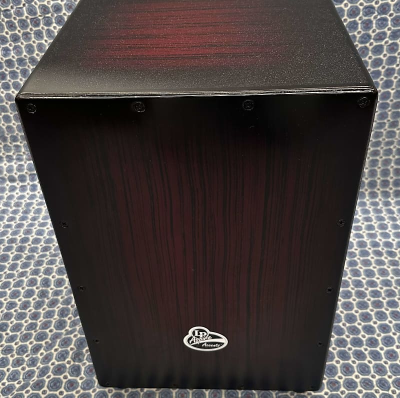 LP Aspire Accents Cajon - Darkwood Streak, w/Bag image 1