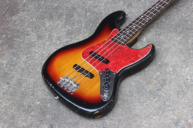 1993 Fender Japan Jazz Bass MIJ (Sunburst) | Reverb