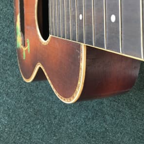 1930's Stromberg Voisinet Kay Parlor Guitar Project Spruce Top Mahogany Back & Sides Birch Neck image 25