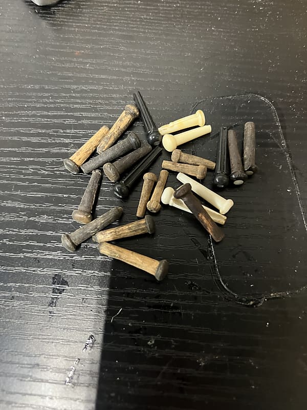 Martin, Gibson Vintage Bridge pins 1950s1970s Reverb